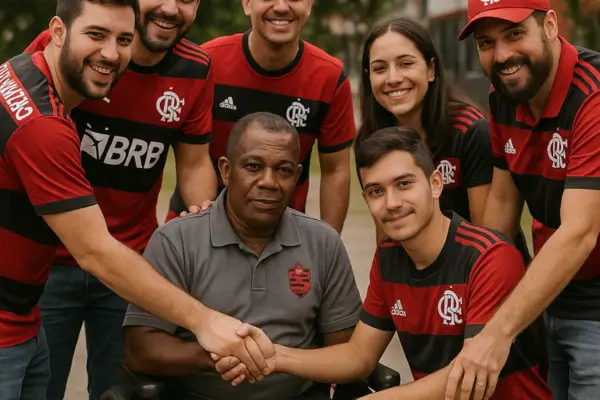 Grupo de sócio torcedor Flamengo se une para ajudar herói do Ninho do Urubu